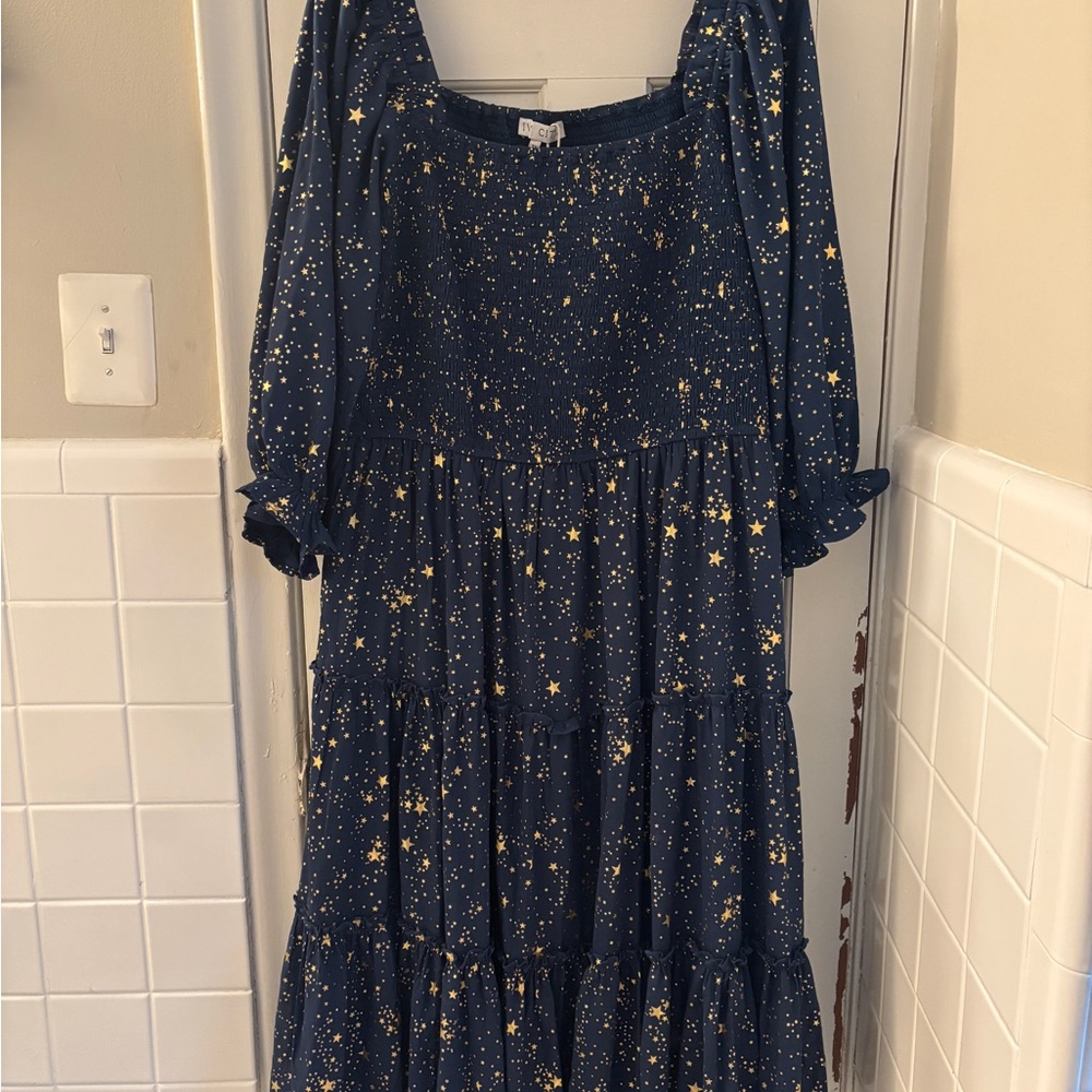 Ivy City Starry Night maxi dress